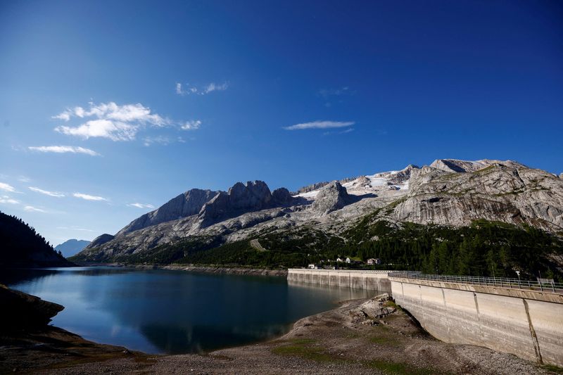 At least seven people were killed in the avalanche on Sunday on the Marmolada