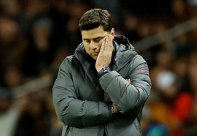 &copy; Reuters. Mauricio Pochettino durante partida do PSG contra o Lens pelo Campeonato Francês
23/04/2022 REUTERS/Christian Hartmann