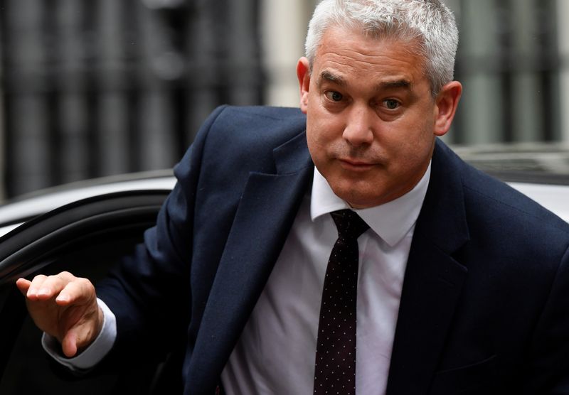 &copy; Reuters. FILE PHOTO: Downing Street Chief of Staff Steve Barclay arrives at 10 Downing Street, in London, Britain May 25, 2022. REUTERS/Toby Melville