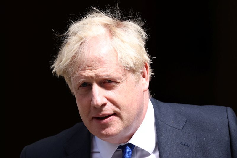&copy; Reuters. British Prime Minister Boris Johnson walks at Downing Street in London, Britain July 6, 2022. REUTERS/Henry Nicholls