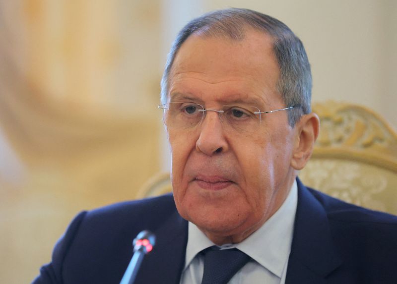 &copy; Reuters. Il ministro degli Esteri russo Sergei Lavrov a Mosca. REUTERS/Evgenia Novozhenina/