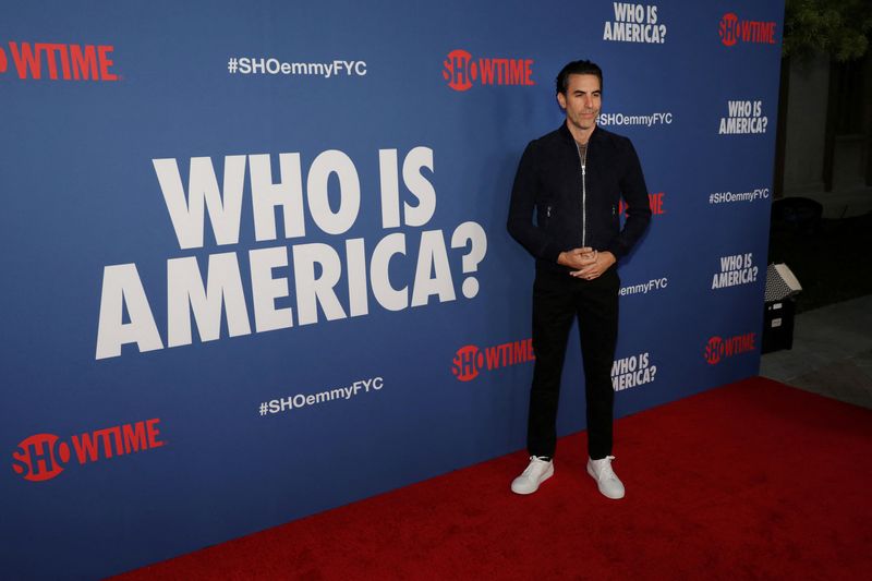 &copy; Reuters. Foto de archivo de Sacha Baron Cohen en la alfombra roja antes del estreno de  "Who Is America" en Los Angeles, California
May 15, 2019. REUTERS/Monica Almeida/ 

