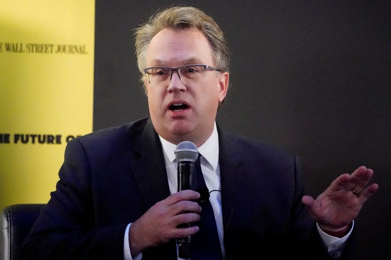 &copy; Reuters. FILE PHOTO: John Williams, president of the Federal Reserve Bank of New York, speaks at an event in New York, U.S., November 6, 2019. REUTERS/Carlo Allegri