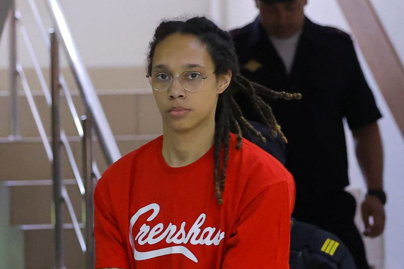 Griner pleaded guilty to a drugs charge in a Russian court