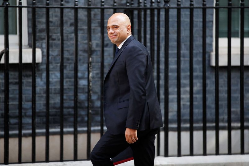 UK's Javid sets out tax-cutting plan in pitch to be PM