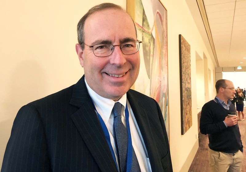 &copy; Reuters. FOTO DE ARCHIVO-El presidente del Banco de la Reserva Federal de Richmond, Thomas Barkin, posa durante un descanso en una conferencia sobre tecnología de la Fed de Dallas en Dallas, Texas, Estados Unidos. 23 de mayo de 2019. REUTERS/Ann Saphir