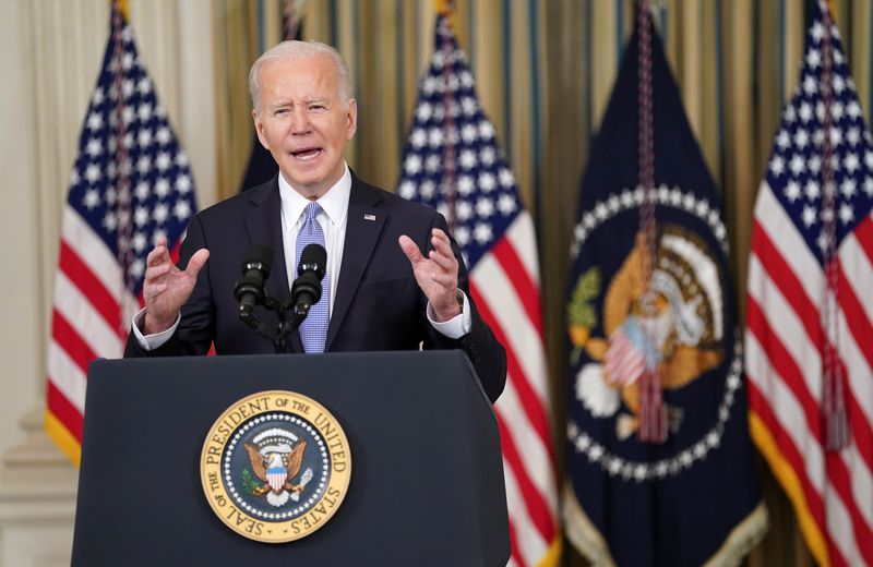 Biden: June inflation figures "unacceptably high" but out-of-date