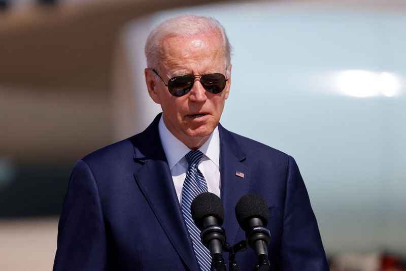 © Reuters. Presidente dos EUA Joe Biden durante visita a Israel
13/07/2022 REUTERS/Amir Cohen