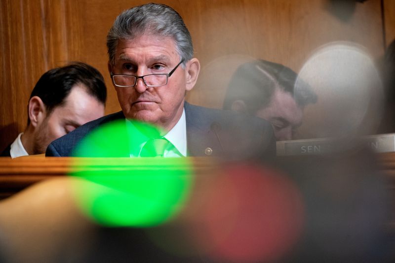 U.S. Senator Manchin opposes tax and climate proposal, Washington Post reports