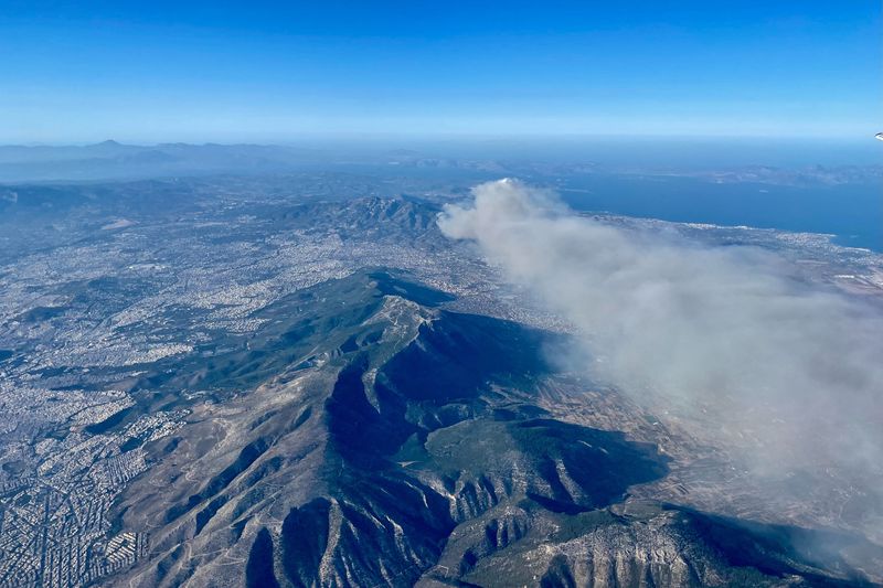 &copy; Reuters. Incêndio florestal perto de Atenas
19/07/2022
REUTERS/Alkis Konstantinidis