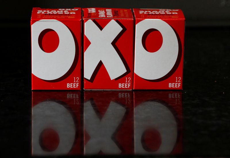 &copy; Reuters. FILE PHOTO: Boxes of OXO stock cubes are seen in this illustration taken March 30, 2016.  REUTERS/Phil Noble