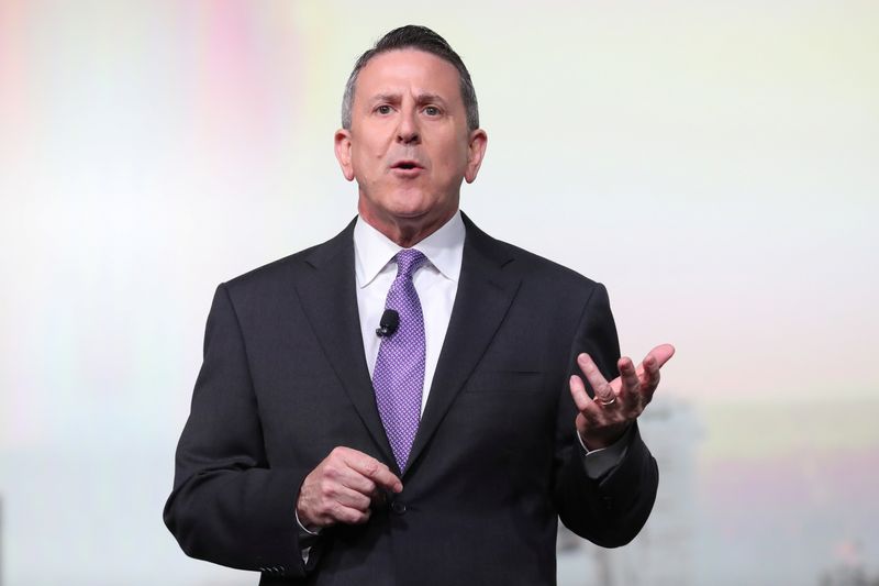 &copy; Reuters. FILE PHOTO: Brian Cornell, CEO of Target Corp., speaks during a forum at the 2019 National Retail Foundation: Retails Big show in New York City, New York, U.S., January 14, 2019. REUTERS/Shannon Stapleton