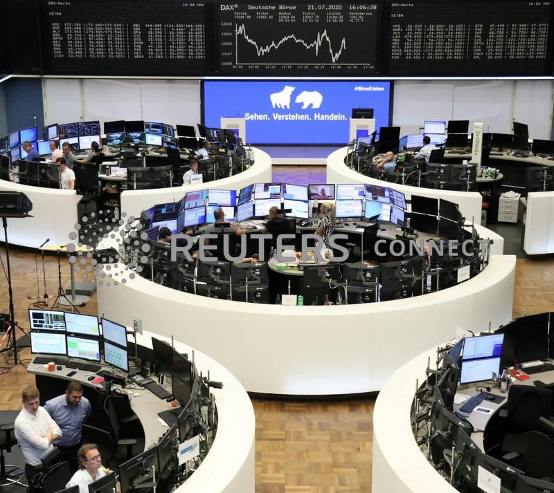&copy; Reuters. Panoramica della Borsa di Francofore.    REUTERS/Staff