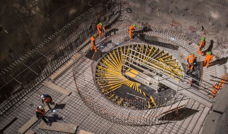 &copy; Reuters. Imagen de archivo de las instalaciones del nuevo proyecto de la mina subterránea Chuquicamata de Codelco en Antofagasta