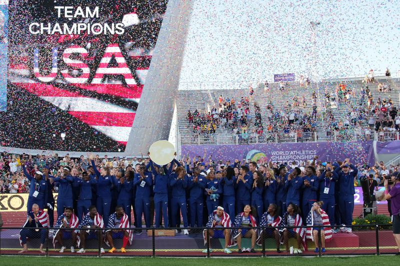 Athletics-U.S. complete historic medal haul on record-setting final day