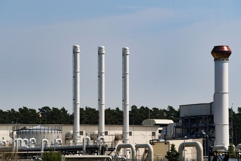 &copy; Reuters. FOTO DE ARCHIVO: Instalaciones de desembarco del gasoducto 'Nord Stream 1' en Lubmin, Alemania, el 21 de julio de 2022. REUTERS/Annegret Hilse/File Photo