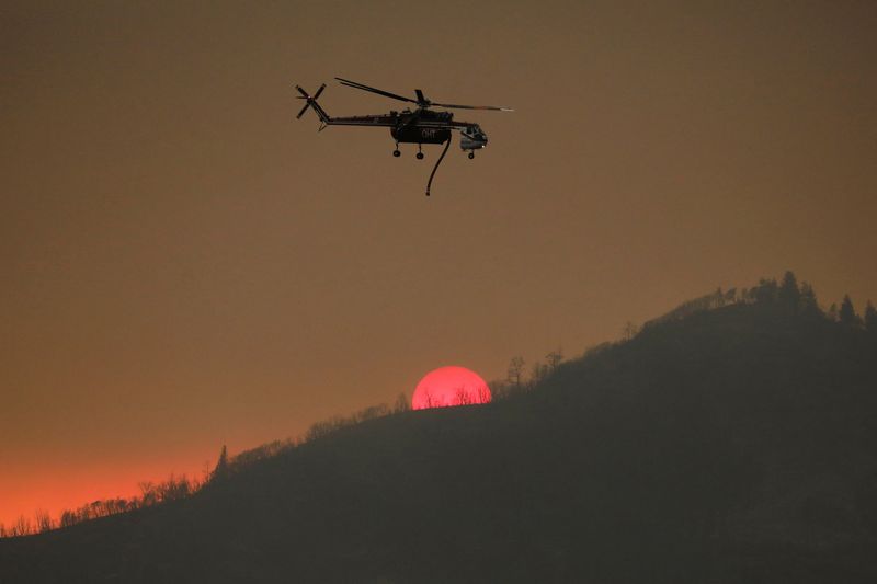 米加州の山火事 一晩で延焼面積が急拡大 ヨセミテ公園周辺 執筆 Reuters