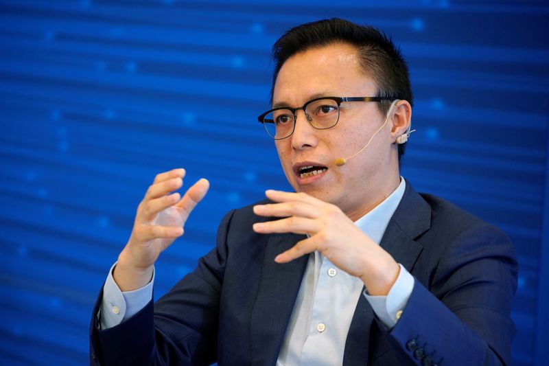 &copy; Reuters. FILE PHOTO: Ant Financial's CEO Eric Jing attends the World Internet Conference (WIC) in Wuzhen, Zhejiang province, China, October 20, 2019. REUTERS/Aly Song
