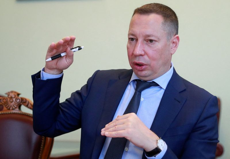 &copy; Reuters. Presidente do banco central da Ucrânia, Kyrylo Shevchenko
01/02/2021. REUTERS/Valentyn Ogirenko