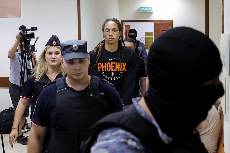 Brittney Griner testifies at her drugs trial in Russia