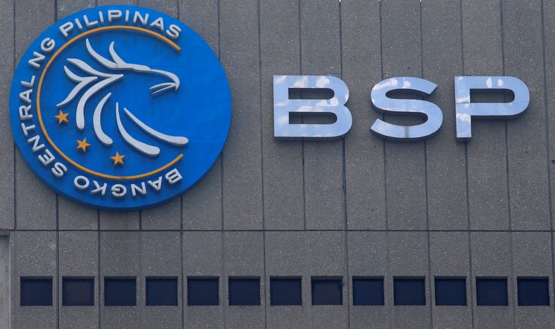 &copy; Reuters. FILE PHOTO: A logo of Bangko Sentral ng Pilipinas (Central Bank of the Philippines) is seen at their main building in Manila, Philippines March 23, 2016. REUTERS/Romeo Ranoco