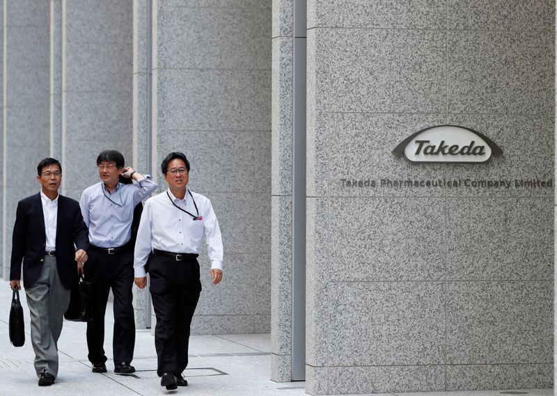 Takeda sees quarterly profit drop 39% after last year's one-time gains