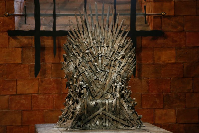 &copy; Reuters. Trono de Ferro da série "Game of Thrones"
24/06/2014
REUTERS/Phil Noble