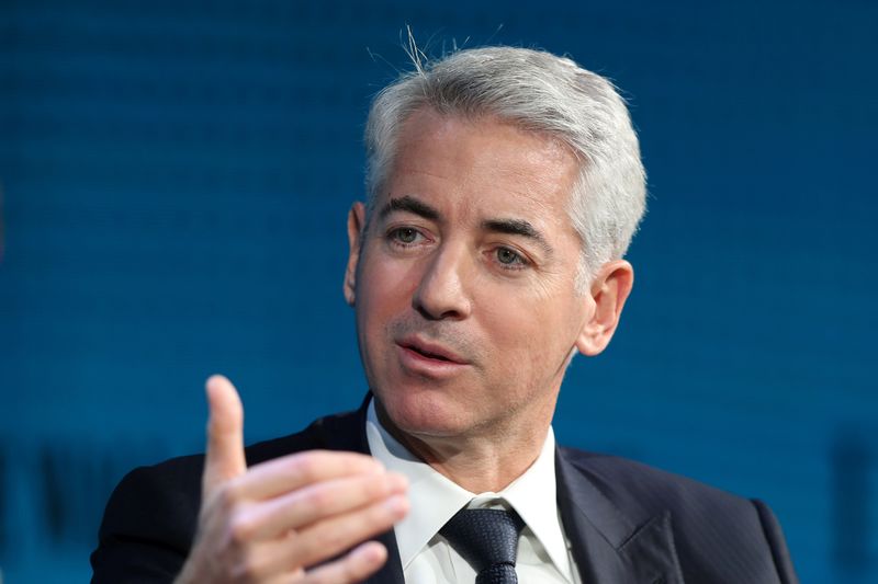 &copy; Reuters. Bill Ackman, CEO of Pershing Square Capital, speaks at the Wall Street Journal Digital Conference in Laguna Beach, California, U.S., October 17, 2017. REUTERS/Mike Blake