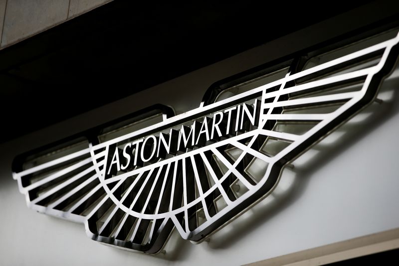 &copy; Reuters. An Aston Martin logo is seen at a dealership in central London, Britain August 29, 2018. REUTERS/Henry Nicholls