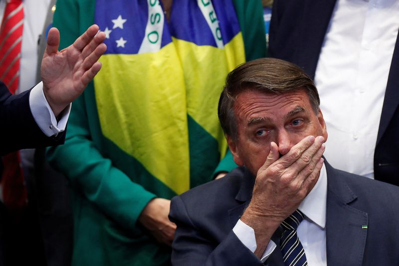 &copy; Reuters. Presidente Jair Bolsonaro durante convenção nacional do PP em Brasília
27/07/2022 REUTERS/Adriano Machado