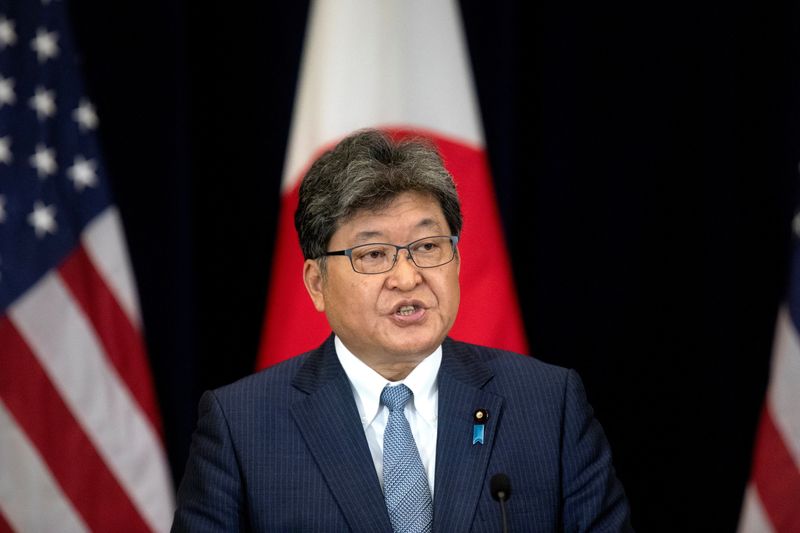 &copy; Reuters. 訪米中の萩生田光一経産相は２９日午後に首都ワシントンで記者会見し、極東ロシアの石油・天然ガス開発事業「サハリン２」について、権益を維持する方針を改めて米国側に伝えたことを