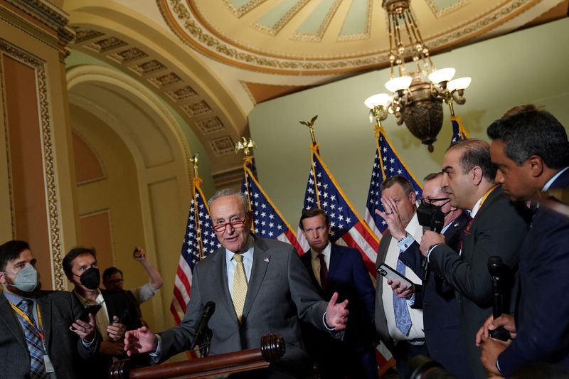 U.S. Senate Democrats hope for green light on $430 billion climate, drug bill