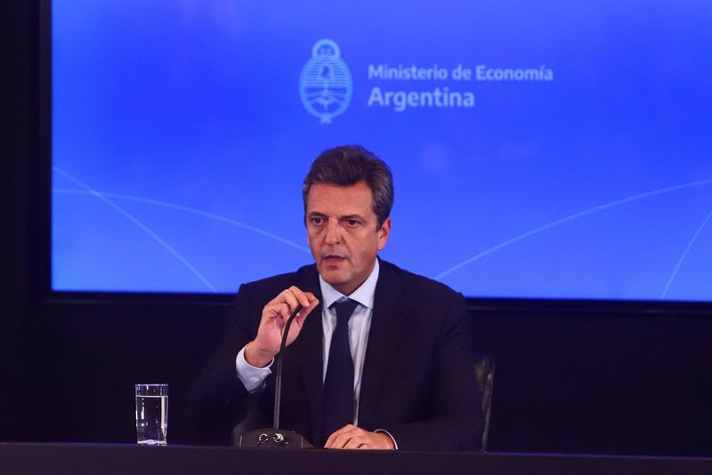 &copy; Reuters. Novo ministro da Economia da Argentina, Sergio Massa
03/08/2022
REUTERS/Matias Baglietto