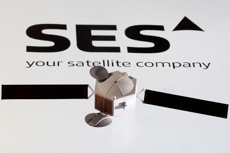 Satellite maker SES's shares slump on merger speculation