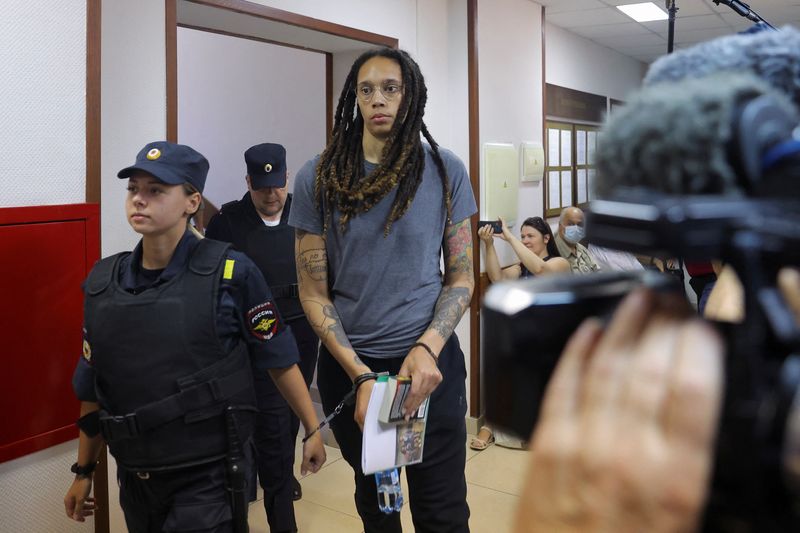 Russian court: Griner is guilty