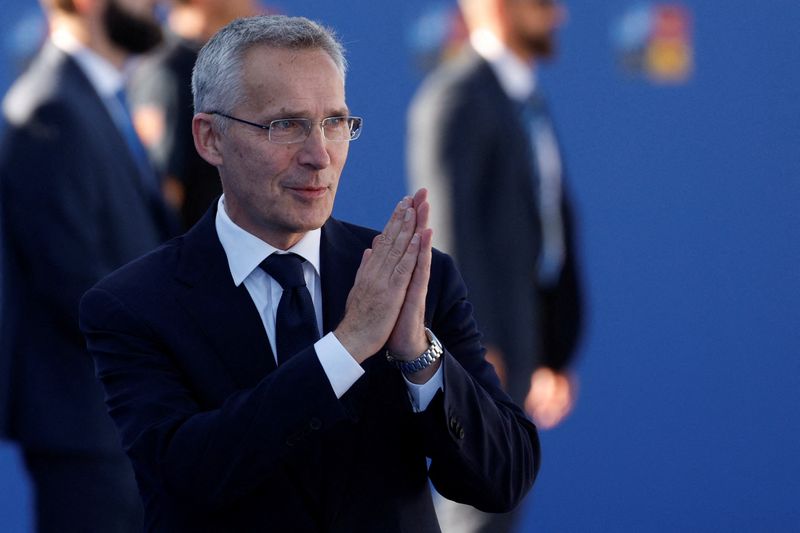 &copy; Reuters. FOTO DE ARCHIVO: El secretario general de la OTAN Jens Stoltenberg asiste a una cumbre en Madrid, España, 30 de junio del 2022. REUTERS/Susana Vera