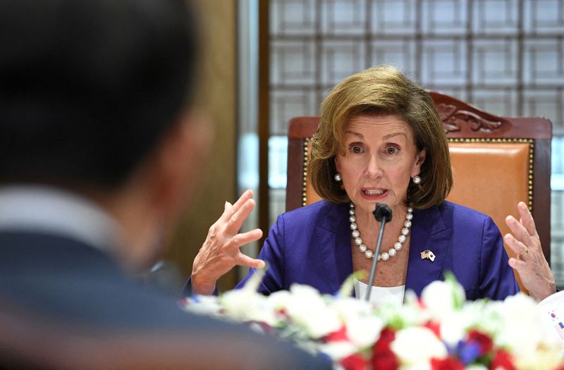 North Korea denounces Pelosi for deterrence talks during S.Korea visit