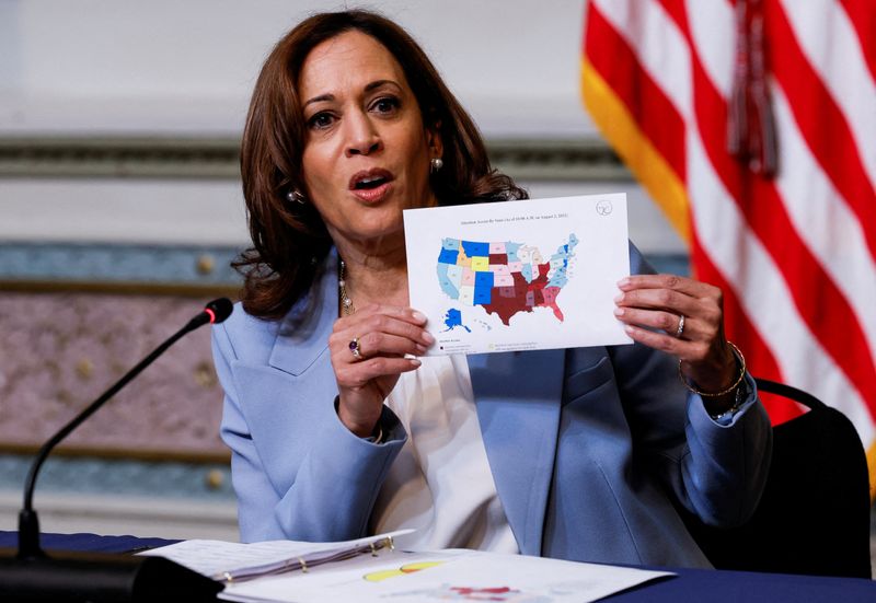 Harris meets college, university leaders to discuss abortion ruling