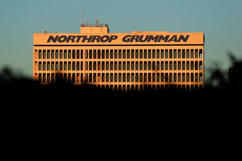 &copy; Reuters. FILE PHOTO: A Northrop Grumman building is shown in El Segundo, California, U.S., February 7, 2019. REUTERS/Mike Blake