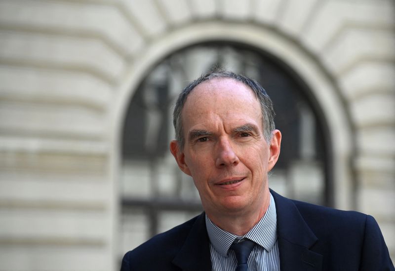 &copy; Reuters. El vicegobernador del Banco de Inglaterra, Dave Ramsden, se sienta para un retrato durante una entrevista con Reuters, en el Banco de Inglaterra, Londres