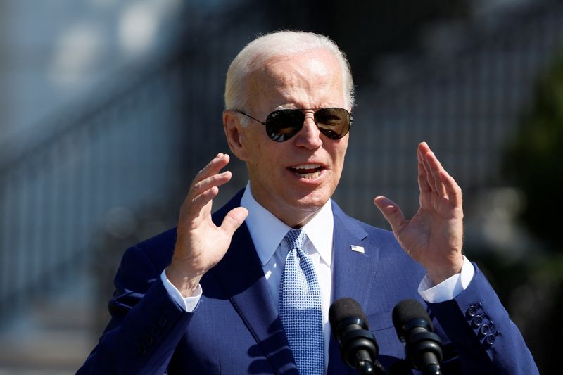 &copy; Reuters. Presidente dos Estados Unidos, Joe Biden, faz pronunciamento na Casa Branca
09/08/2022 REUTERS/Evelyn Hockstein