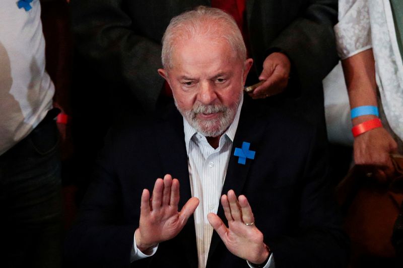 &copy; Reuters. Ex-presidente Luiz Inácio Lula da Silva durante evento em São Paulo
05/08/2022 REUTERS/Suamy Beydoun