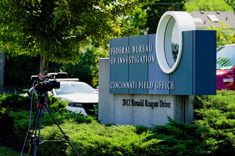 &copy; Reuters. Fachada do prédio do FBI em Cincinnati, no Estado norte-americano de Ohio
11/08/2022 REUTERS/Jeffrey Dean