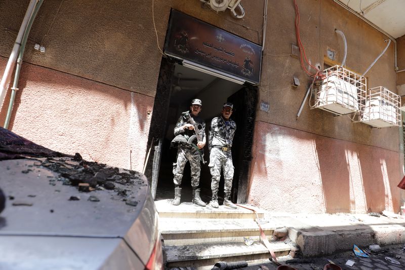 &copy; Reuters. Au moins 35 personnes ont été tuées et 45 blessées dimanche dans un incendie à l'intérieur d'une église dans la ville égyptienne de Gizeh, ont déclaré à Reuters deux sources de sécurité. /Photo prise le 14 août 2022/REUTERS/Mohamed Abd El Gh
