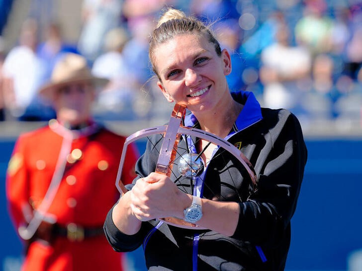 &copy; Reuters. テニスのナショナルバンク・オープンは１４日、女子シングルス決勝を行い、第１５シードのシモナ・ハレプ（写真）がベアトリス・アダドマイアをフルセットで下し、自身３回目の同大会