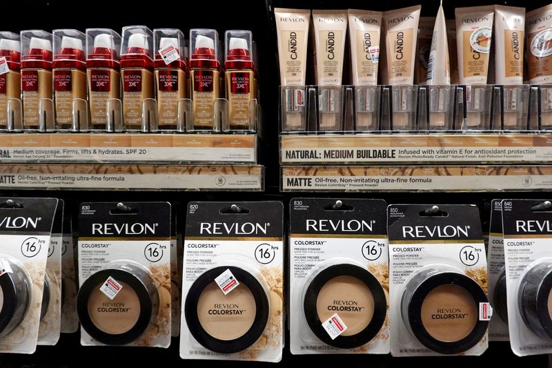 &copy; Reuters. FILE PHOTO: Revlon products are seen for sale in a store in Manhattan, New York City, U.S., June 29, 2022. REUTERS/Andrew Kelly//File Photo