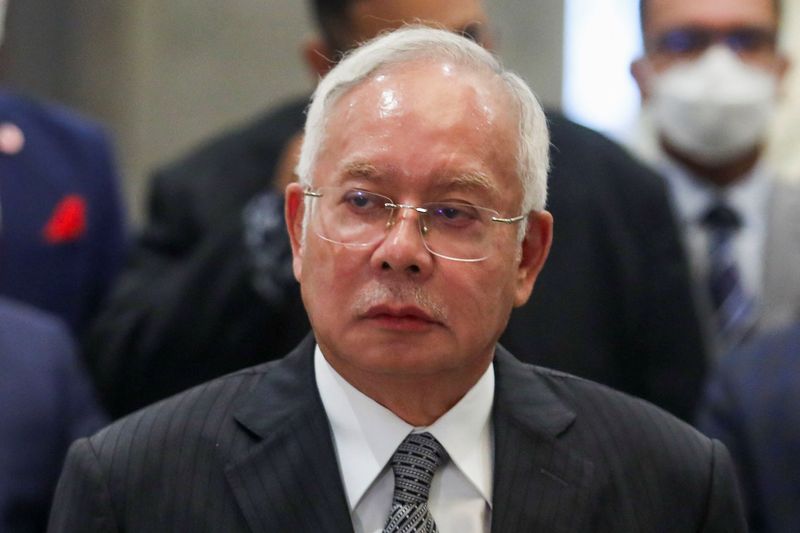 &copy; Reuters. Former Malaysian Prime Minister Najib Razak attends a news conference at the Federal Court in Putrajaya, Malaysia August 16, 2022. REUTERS/Hasnoor Hussain