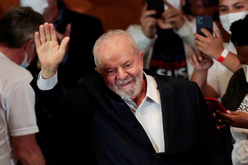 &copy; Reuters. Ec-presidente Luiz Inácio Lula da Silva durante evento em São Paulo
05/08/2022 REUTERS/Suamy Beydoun