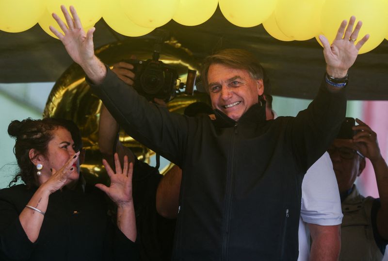 &copy; Reuters. Presidente Jair Bolsonaro durante comício em Juiz de Fora
16/08/2022 REUTERS/Ricardo Moraes