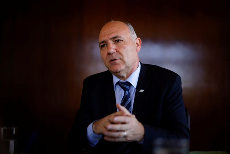 &copy; Reuters. El Secretario argentino de Malvinas, Antártida y Atlántico Sur de la Cancillería, Guillermo Carmona, durante una entrevista con Reuters en Brasilia, Brasil, el 17 de agosto, 2022. REUTERS/Adriano Machado